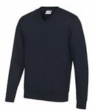 AWDis Academy Senior Academy V Neck Sweatshirt (AC003) - Customisable