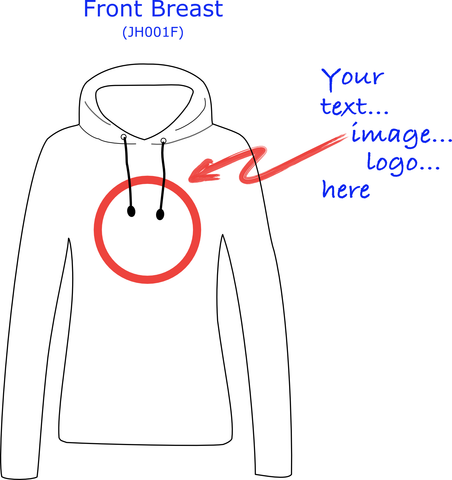 AWDis Ladies College Hoodie (JH001F) - Customisable