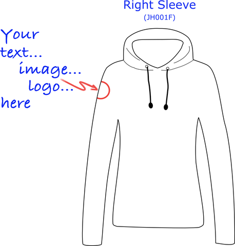 AWDis Ladies College Hoodie (JH001F) - Customisable