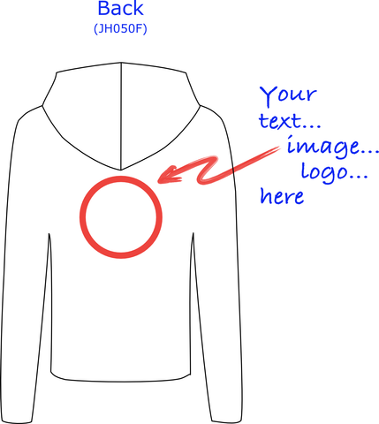 AWDis Ladies College Zoodie (JH050F) - Customisable