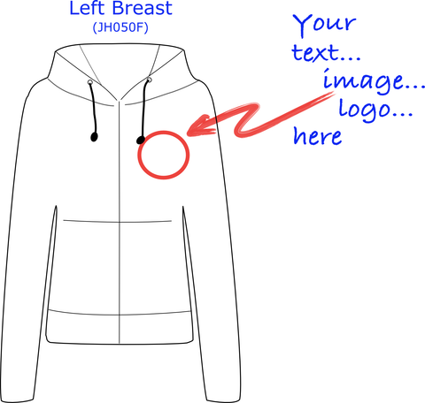 AWDis Ladies College Zoodie (JH050F) - Customisable