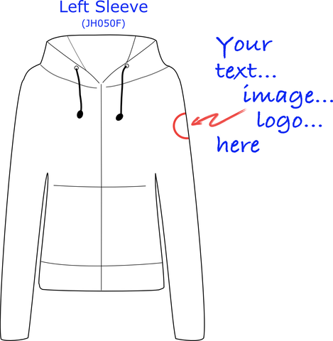 AWDis Ladies College Zoodie (JH050F) - Customisable