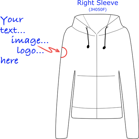 AWDis Ladies College Zoodie (JH050F) - Customisable