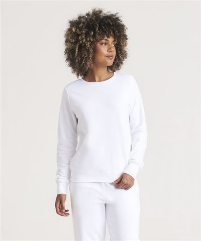 NEW - Women's AWDis Sweatshirt - Customisable 2XL 18 / Arctic White (AW)