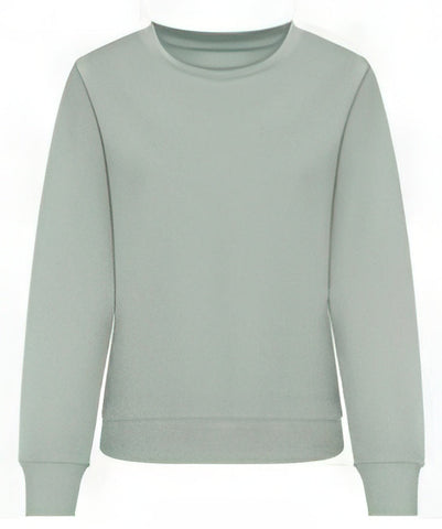 NEW - Women's AWDis Sweatshirt - Customisable 2XL 18 / Dusty Green (DG)