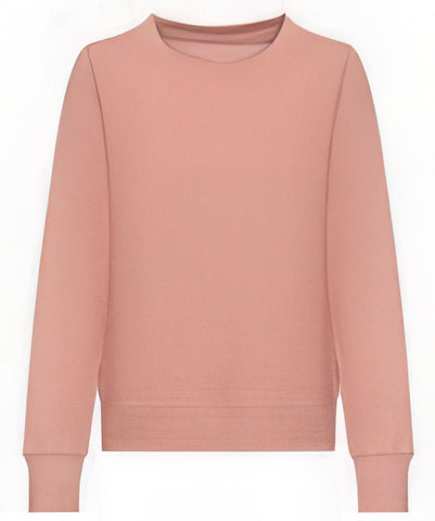 NEW - Women's AWDis Sweatshirt - Customisable 2XL 18 / Dusty Pink (DP)