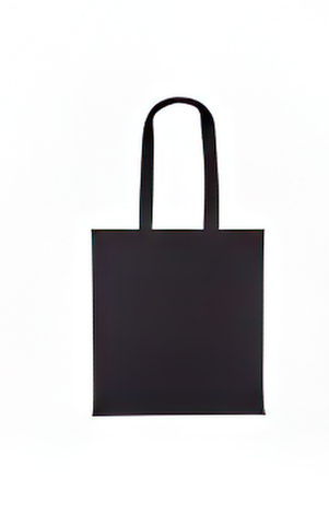 Recycled Cotton Long Handled Shopper Bag- Customisable Black (BL)
