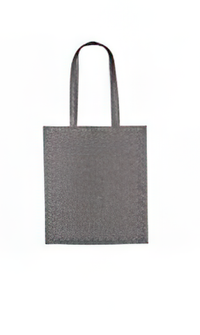 Recycled Cotton Long Handled Shopper Bag- Customisable Black Marl (BM)