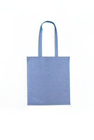 Recycled Cotton Long Handled Shopper Bag- Customisable Royal Marl (RM)