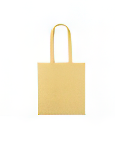 Recycled Cotton Long Handled Shopper Bag- Customisable Yellow Marl (YM)
