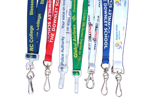 Custom printed branded lanyards