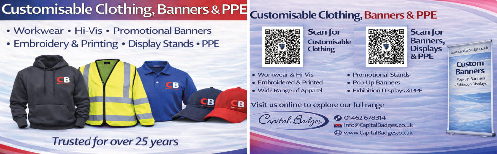 Capital Badges Customisable Clothing FlipBooks